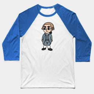 Chibi Alexander Hamilton Baseball T-Shirt